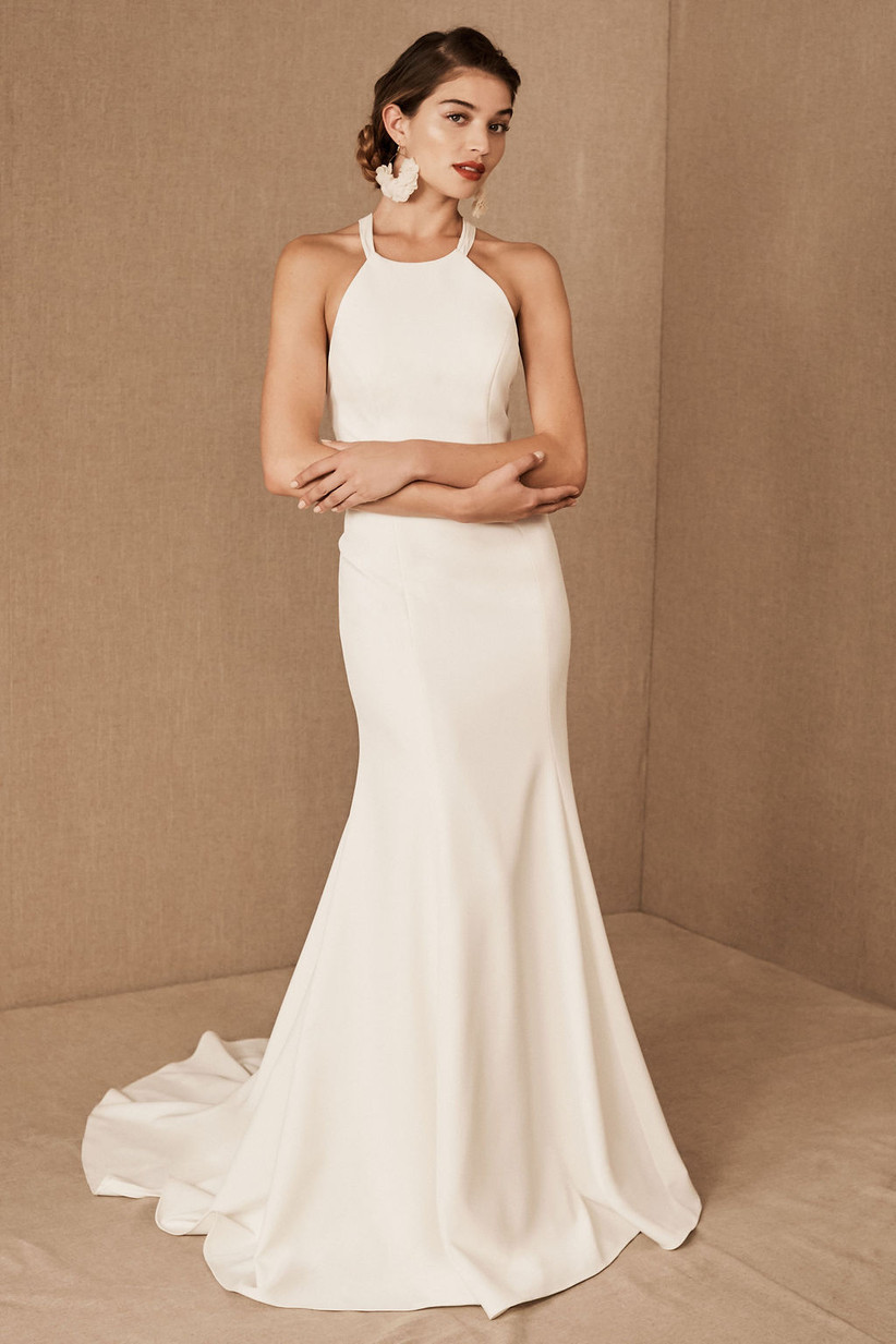 simple wedding dress designers