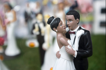 16 Black Couple Wedding Cake Toppers to Personalize Your Cake 
