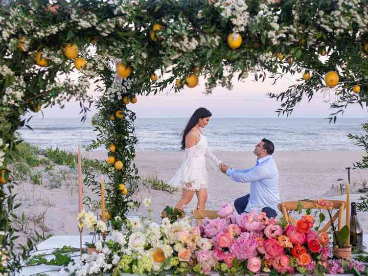 r10 2x private beach hamptons marriage proposal by the yes girls