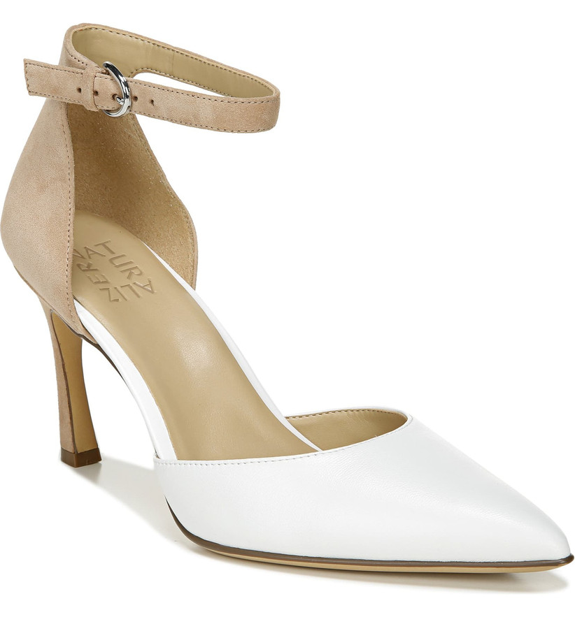 2.5 inch block heel pumps