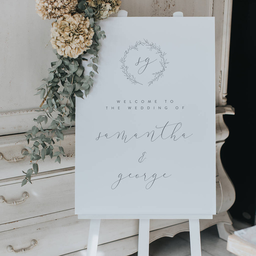 26 Welcome To Our Wedding Signs To Shop Right Now Weddingwire