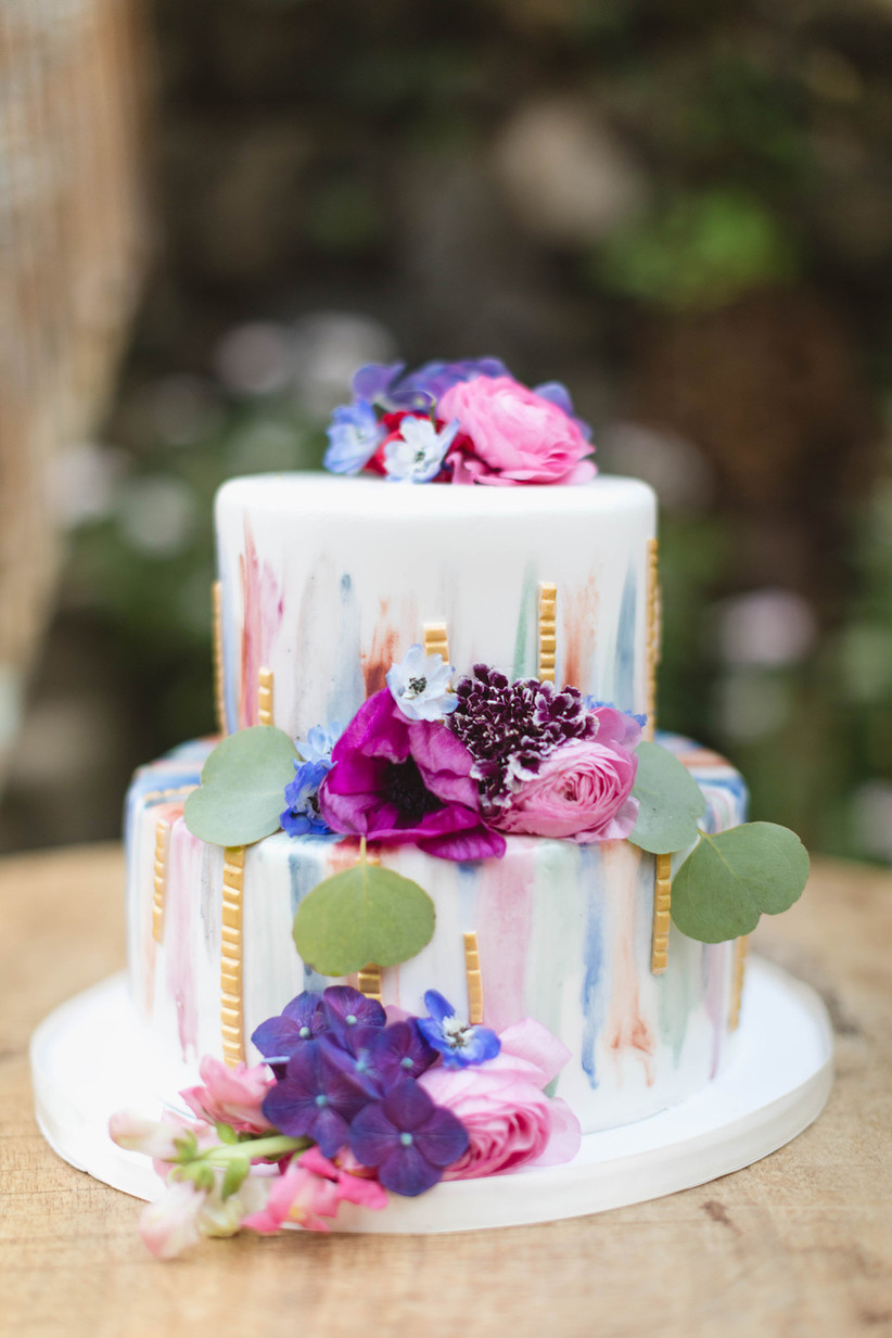 19 Two Tier Cakes To Inspire Your Wedding Dessert Table Weddingwire Well yeah those extra layers certainly give. 19 two tier cakes to inspire your