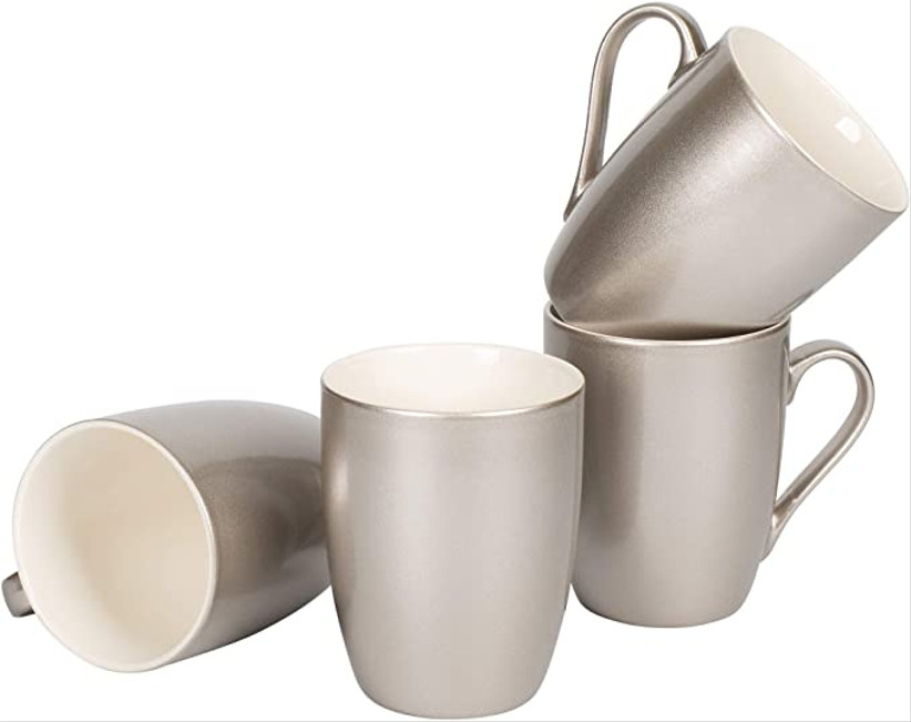silver coffee mugs