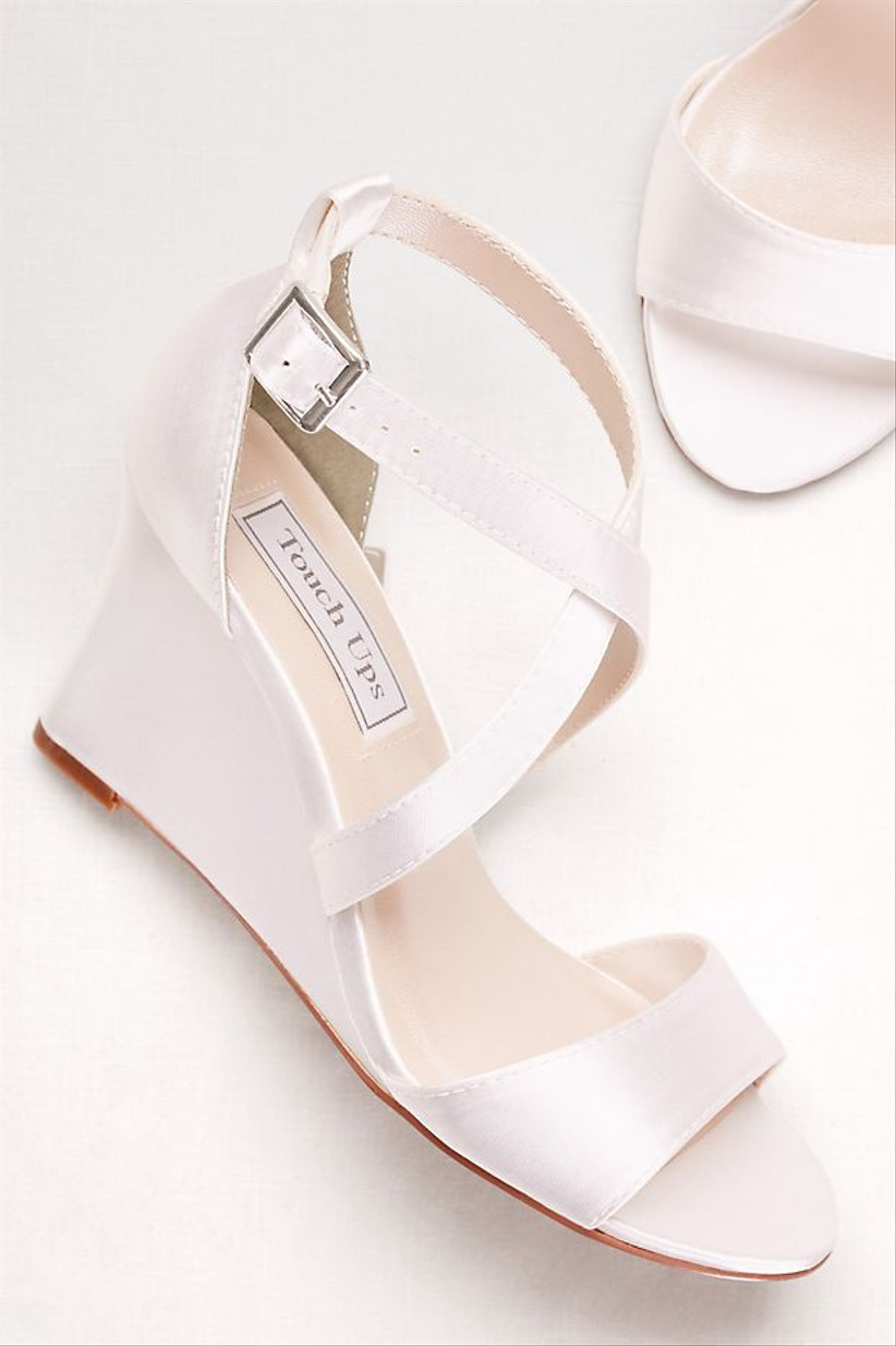 wedges for bridesmaid dress