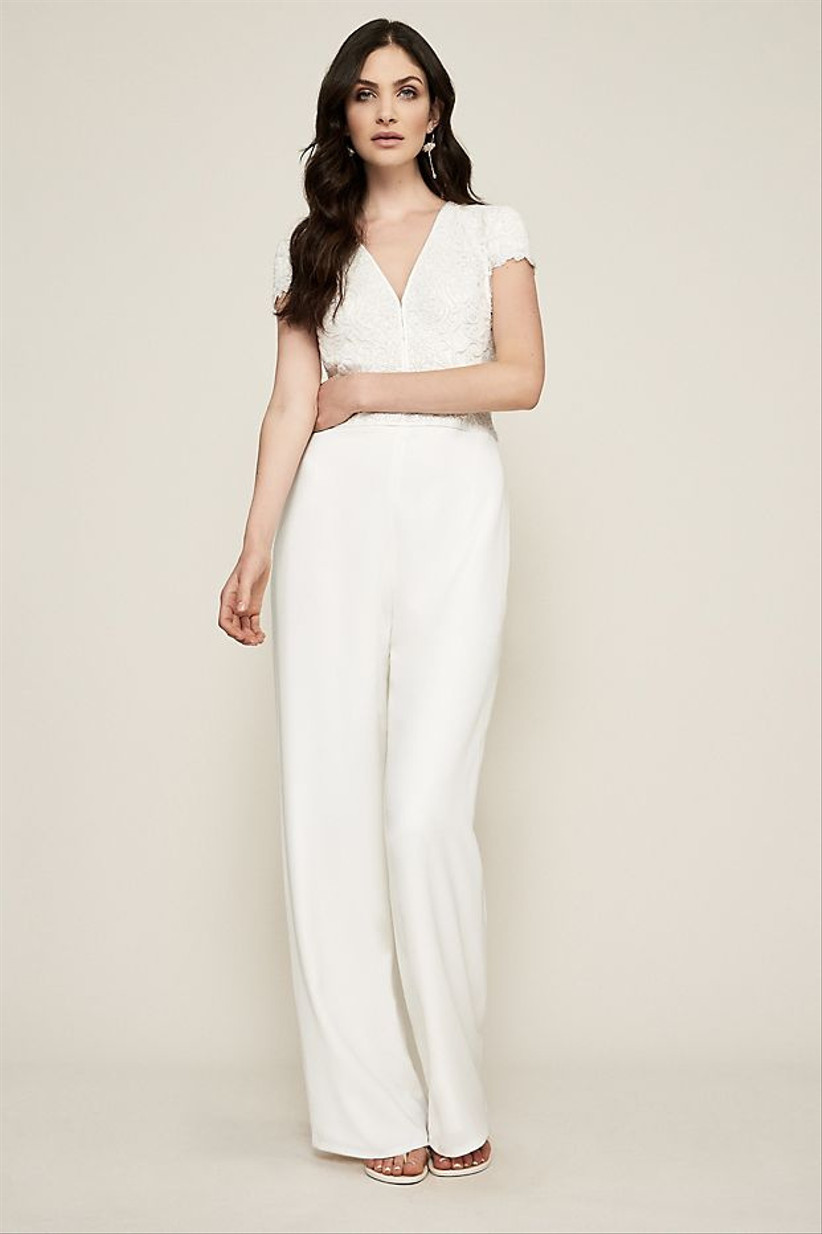 30 White Jumpsuits for Weddings That Are Cool Bride-Approved - WeddingWire