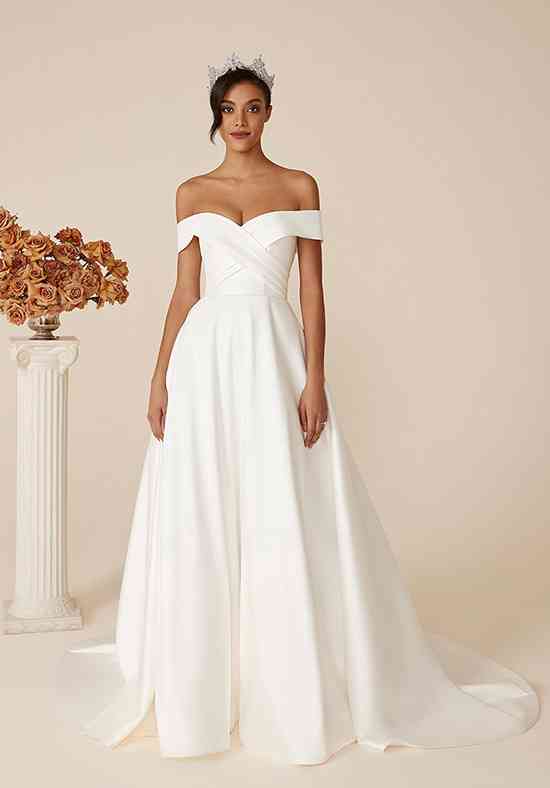 Ruched Top Wedding Dresses