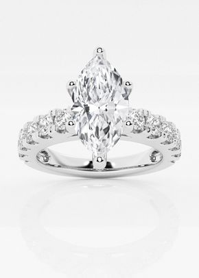 Side Stone Engagement Ring-RIG0589X2-M100SO-GW, Grown Brilliance