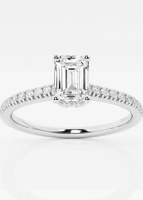 Hidden Halo Engagement Ring-RIGTXR04160-GW4, Grown Brilliance
