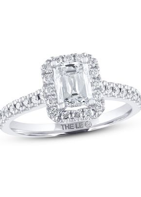 THE LEO Diamond Engagement Ring 1-1/4 ct tw Emerald & Round-cut 14K White Gold, Kay Jewelers