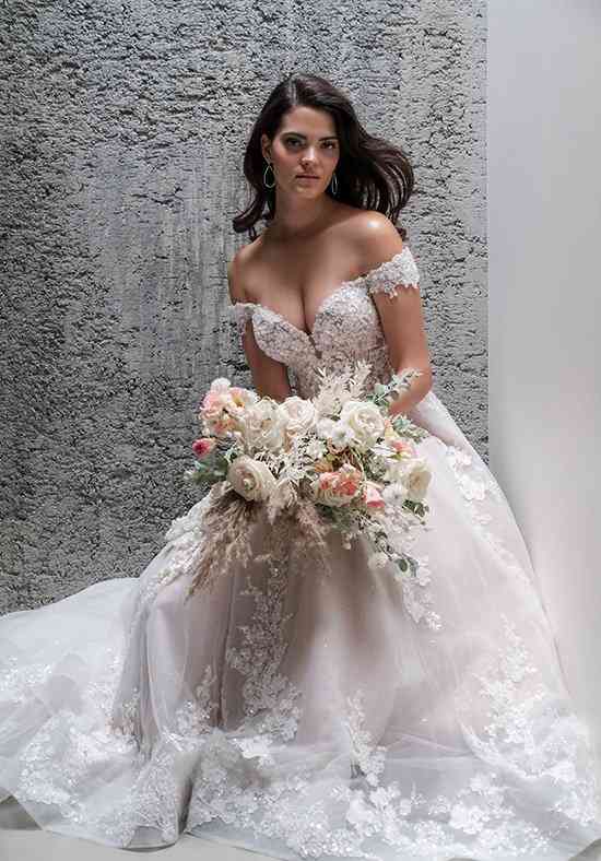 Allure Ball Gown Wedding Dress with Strap