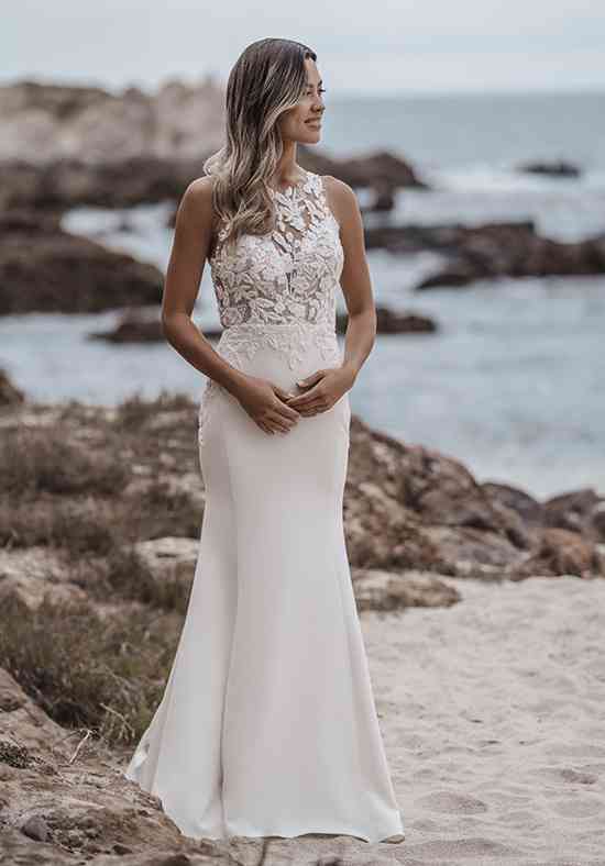 9905 Sheath Wedding Dress by Allure Bridals 