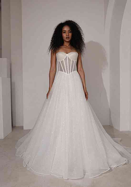 Strapless Corset A-Line Wedding Dress