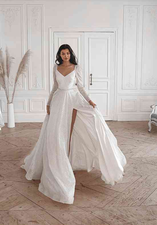 Floral Lace Wedding Dress Blum – Olivia Bottega