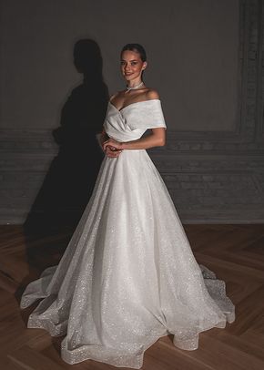Shimmering Off-the-Shoulder Wedding Dress Melanie, Olivia Bottega