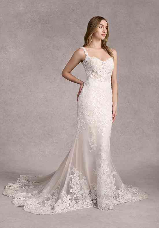 31262L Sheath Wedding Dress by Adrianna Papell Platinum