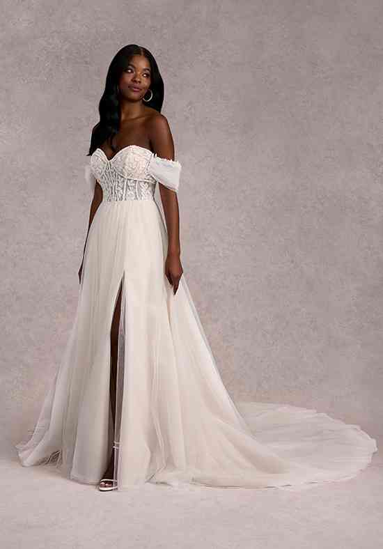 31268 A line Wedding Dress by Adrianna Papell Platinum