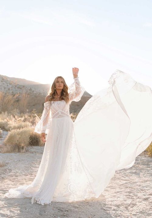 Maddox A-line Wedding Dress by All Who Wander - WeddingWire.com