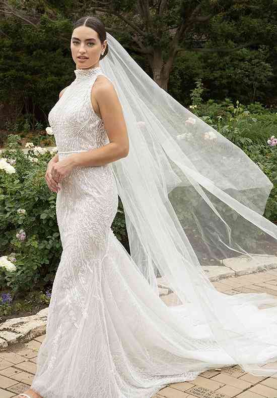 Luxe Lace Sheath Wedding Dress  Martina Liana Luxe Wedding Dresses