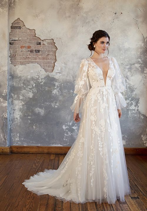 SAYLOR A-line Wedding Dress by All Who Wander - WeddingWire.com