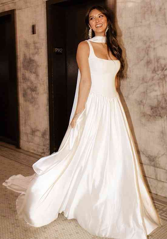 long sleeve wedding dress sydney Simple Long-Sleeved Sheath Wedding Dress
