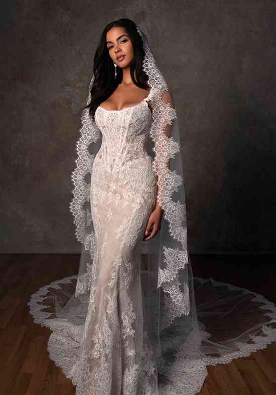 D4437 Flared cut / Fit-n-Flare Wedding Dress by Essense of Australia -  WeddingWire.com