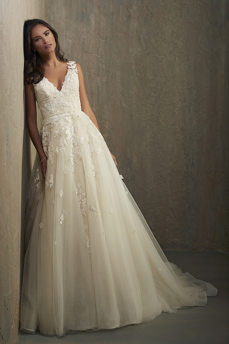 Hannah Aline Wedding Dress by Adrianna Papell Platinum