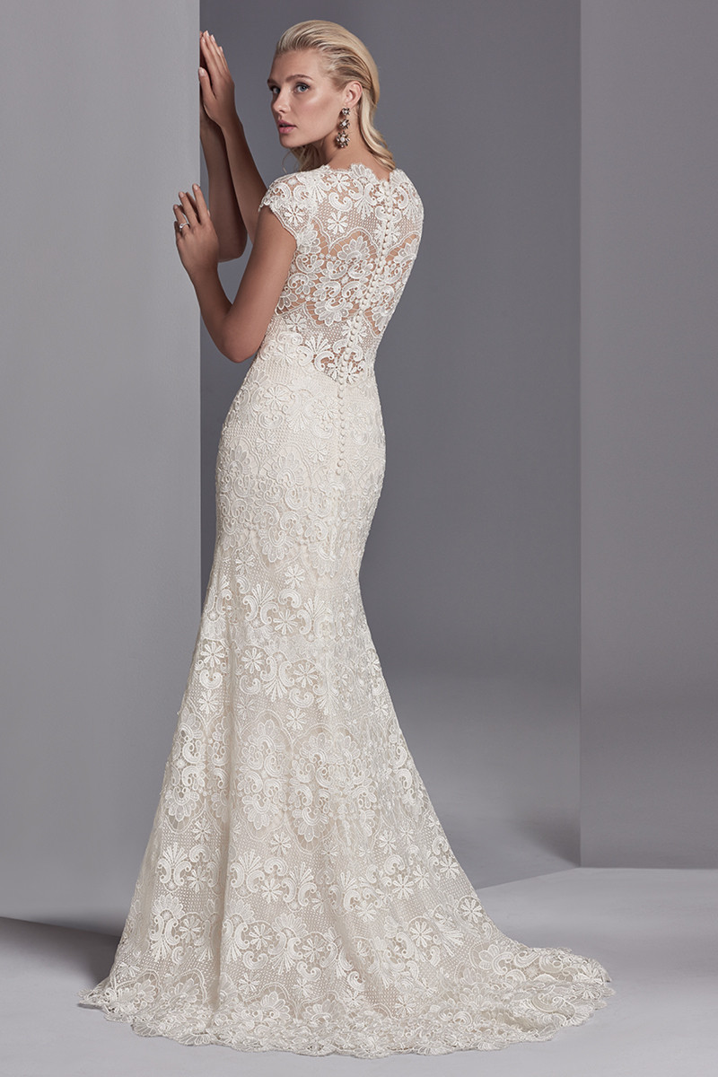  Zayn  Rose Sheath Wedding  Dress by Sottero Midgley 