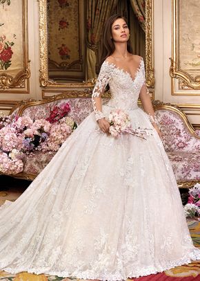 DP362 Ball Gown Wedding Dress by Demetrios - WeddingWire.com