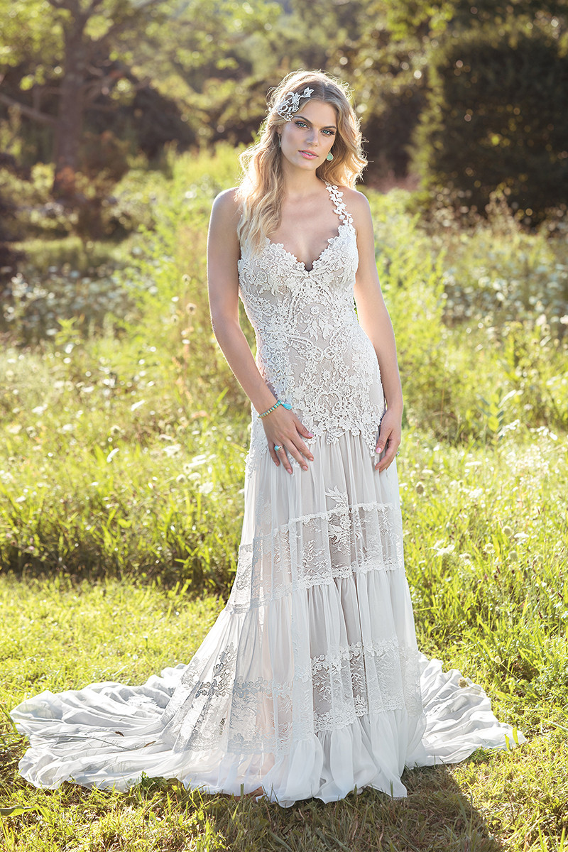 6491 A-line Wedding Dress by Lillian West - WeddingWire.com