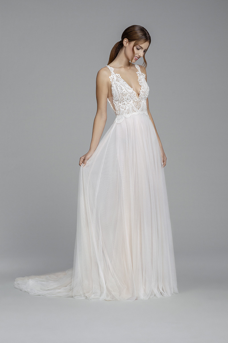 MYRA/2856 A-line Wedding Dress by Tara Keely - WeddingWire.com