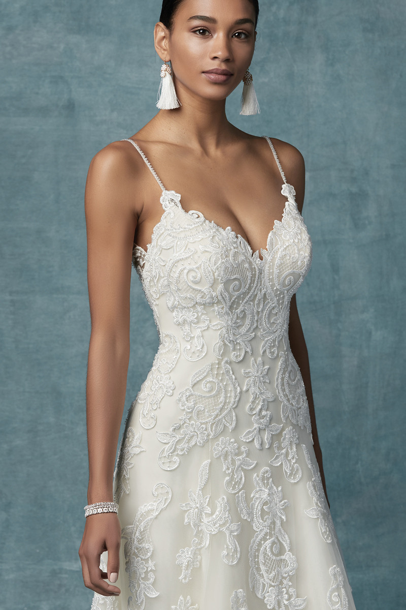 Sorrento A-line Wedding Dress by Maggie Sottero - WeddingWire.com