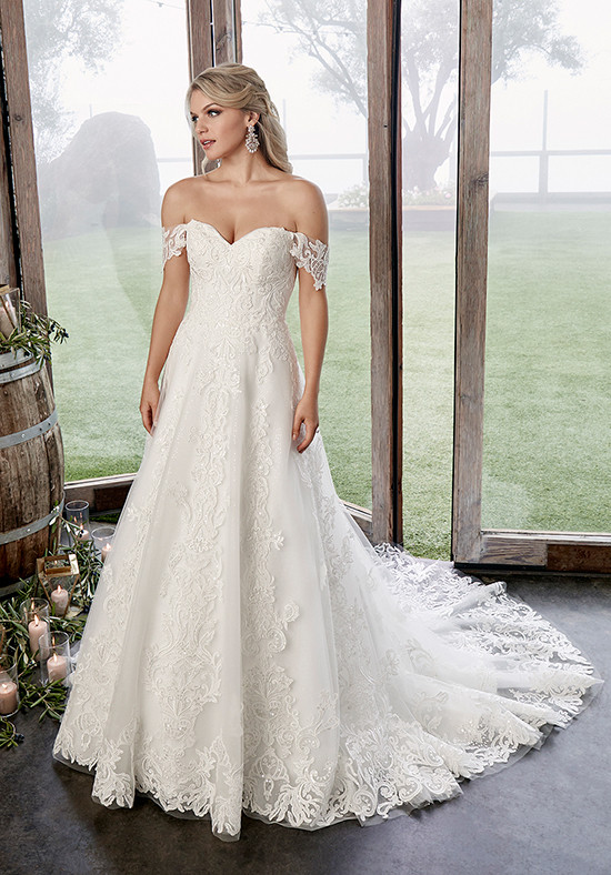 Style 2418 Caroline A-line Wedding Dress by Casablanca Bridal ...