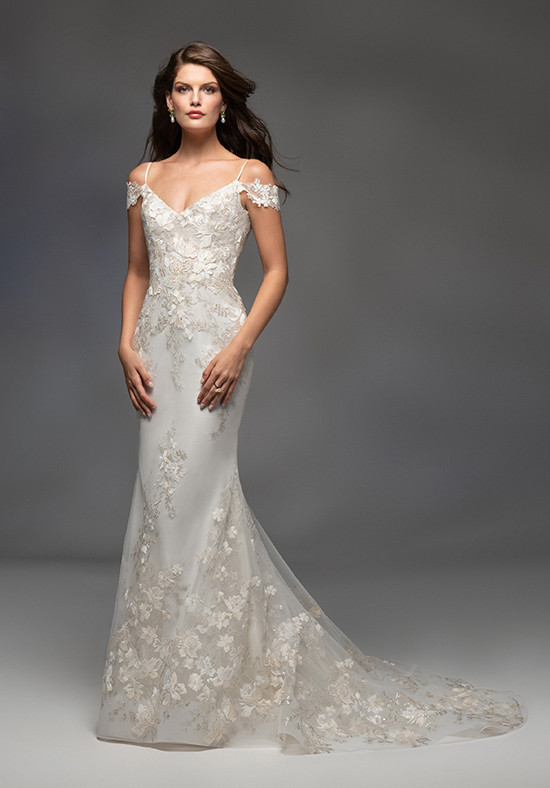 Alexandria- Style 32107 Mermaid Wedding Dress by Lazaro - WeddingWire.com