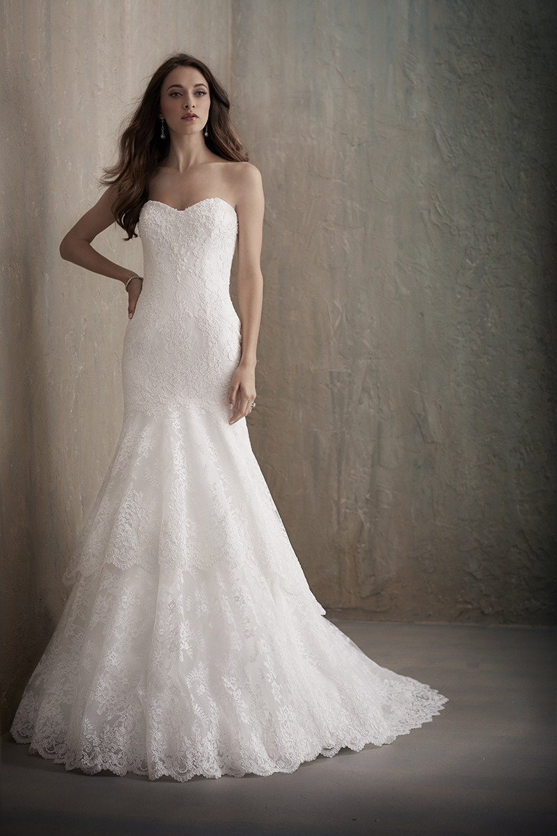 Christine Mermaid Wedding Dress by Adrianna Papell Platinum ...