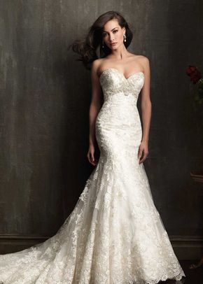 9666 Mermaid Wedding Dress by Allure Bridals - WeddingWire.com