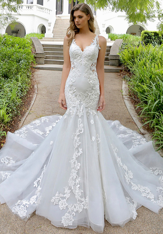 Maribel Mermaid Wedding Dress by Blue by Enzoani - WeddingWire.com