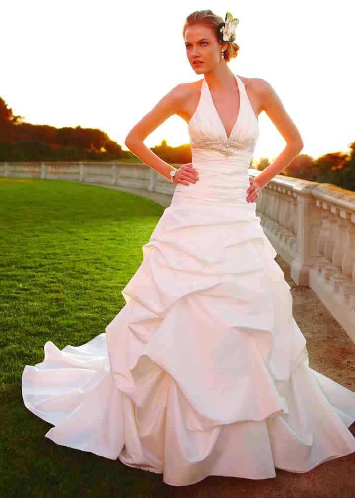 Halter Wedding Dress Photos, Halter Wedding Dress Pictures 
