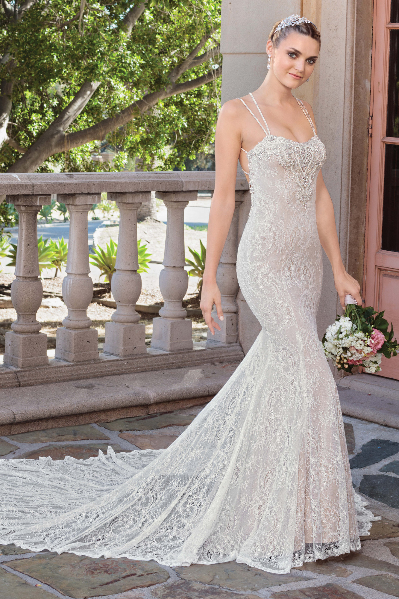 2322 Adri Flared cut / Fit-n-Flare Wedding Dress by Casablanca Bridal ...