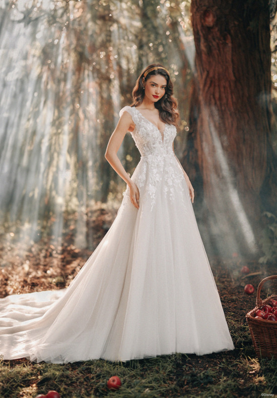 Snow White D A Line Wedding Dress By Disney Fairy Tale Weddings