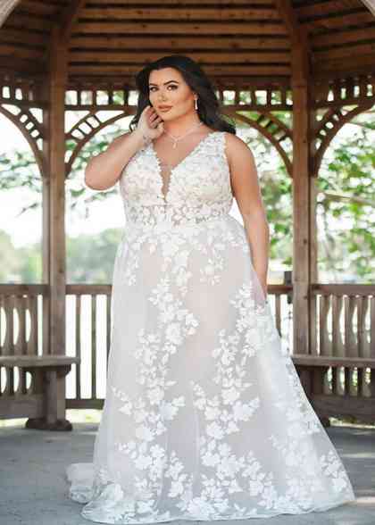 D3787 A-line Wedding Dress by Essense of Australia 