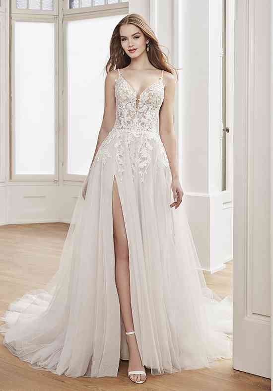 Style 2429 Annie, A-line Modern Lace Wedding Dress by Casablanca Bridal