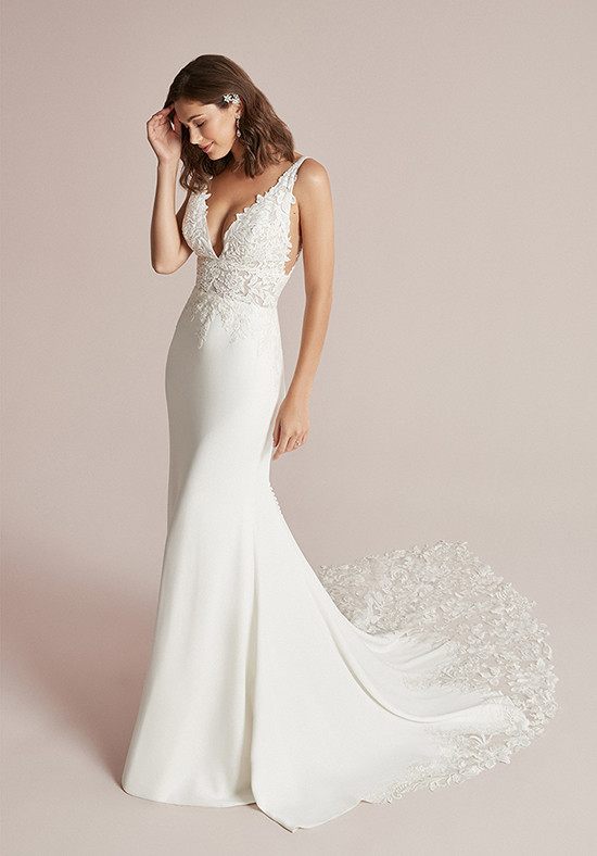 Cecile Flared cut / Fit-n-Flare Wedding Dress by Justin Alexander ...