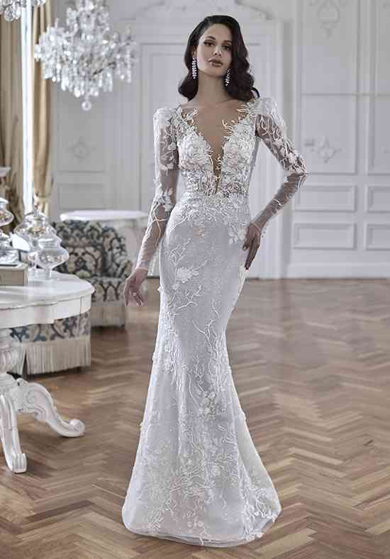 Bohemian Long Sleeve A-line Wedding Dress With Back Details | Kleinfeld  Bridal