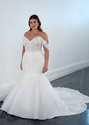 1254 Flared cut / Fit-n-Flare Wedding Dress by Martina Liana 