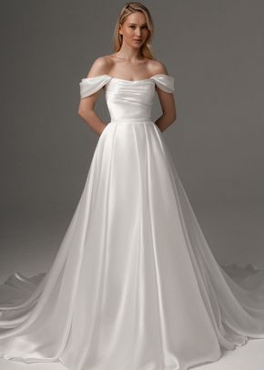 2 in 1 Wedding Dress Dakota With Detachable Fiorelia Skirt, 4491