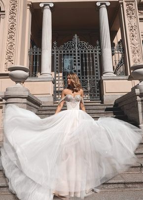 Off-the-Shoulder Shiny Wedding Dress Tolla, 4491