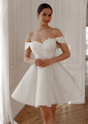 Short Lace Wedding Dress Aditi, 4491