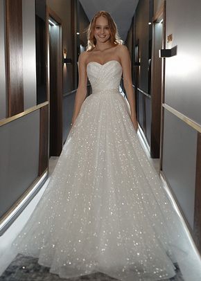 Sparkle Sleeveless Wedding Dress Kerstin, 4491