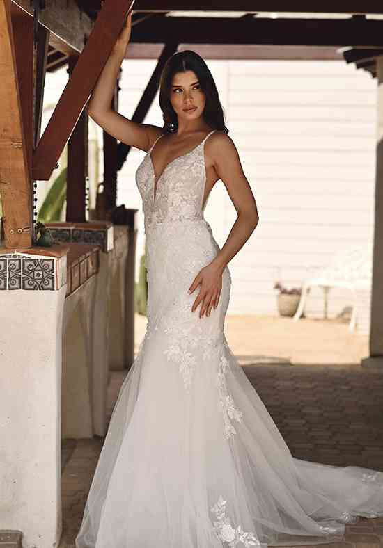 Allure Couture Beaded Lace Fit & Flare Wedding Dress Save 68