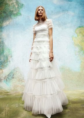 EMBELLLISHED TULLE RUFFLE GOWN, 4423
